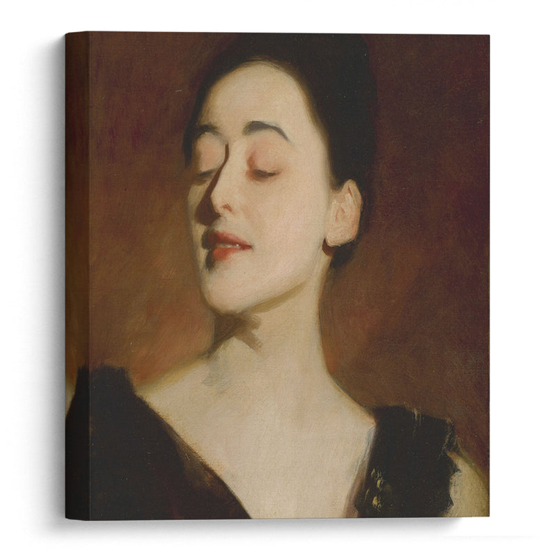 Flora Priestley (Lamplight Study) - John Singer Sargent - Canvas Print