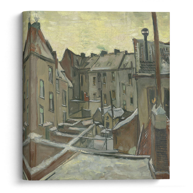 Houses seen from the back (1885 - 1886) - Vincent van Gogh - Canvas Print