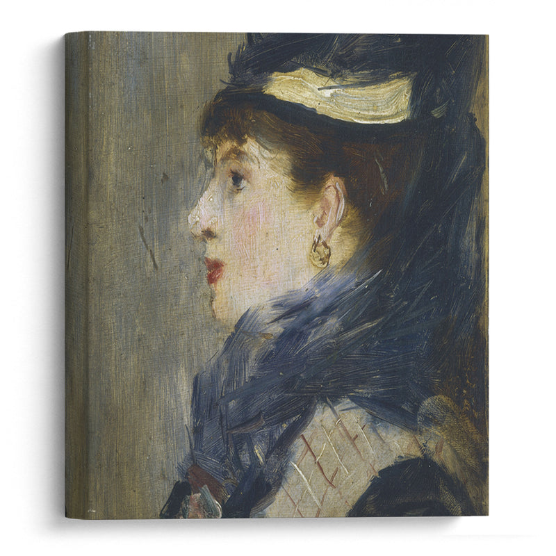 Portrait of a Lady (c. 1879) - Édouard Manet - Canvas Print