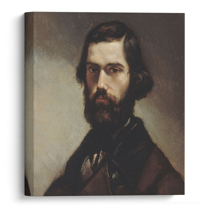 Portrait de Jules Vallès (1861) - Gustave Courbet - Canvas Print