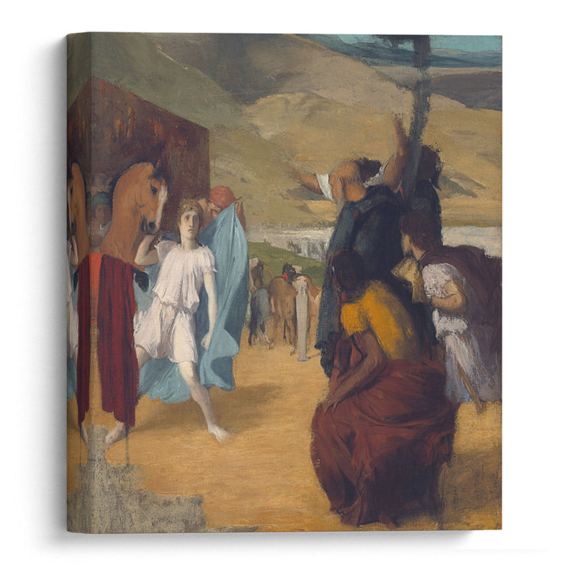 Alexander and Bucephalus (1861-1862) - Edgar Degas - Canvas Print