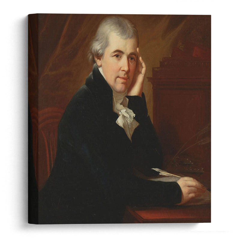 Portrait of a man (1790-1799) - Johann Baptist von Lampi the Elder - Canvas Print