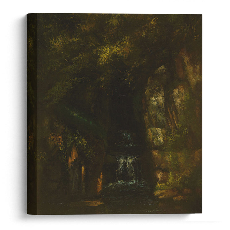 Paysage sans ciel - Gustave Courbet - Canvas Print