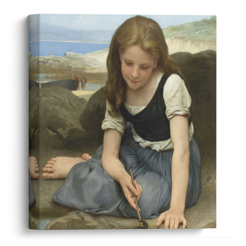 Le Crabe (1869) - William Bouguereau - Canvas Print