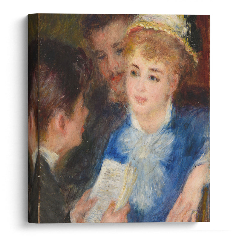 La Lecture du rôle (1876) - Pierre-Auguste Renoir - Canvas Print