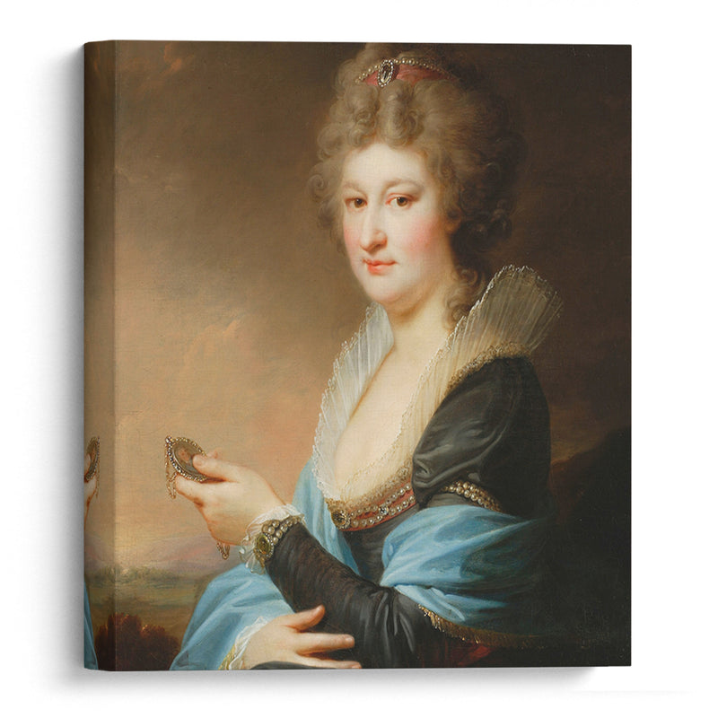 Portrait of Józefa née Radziwiłł (1762–before 1816) (circa 1791) - Johann Baptist von Lampi the Elder - Canvas Print