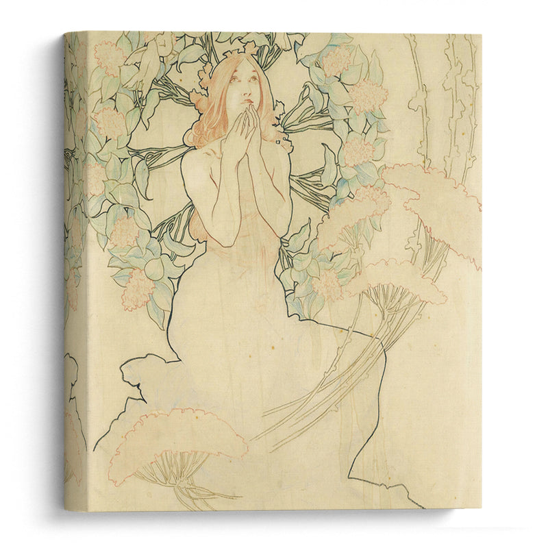 Study for Monte Carlo - Alphonse Mucha - Canvas Print