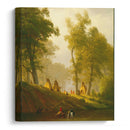 The Wolf River, Kansas (ca. 1859) - Albert Bierstadt - Canvas Print