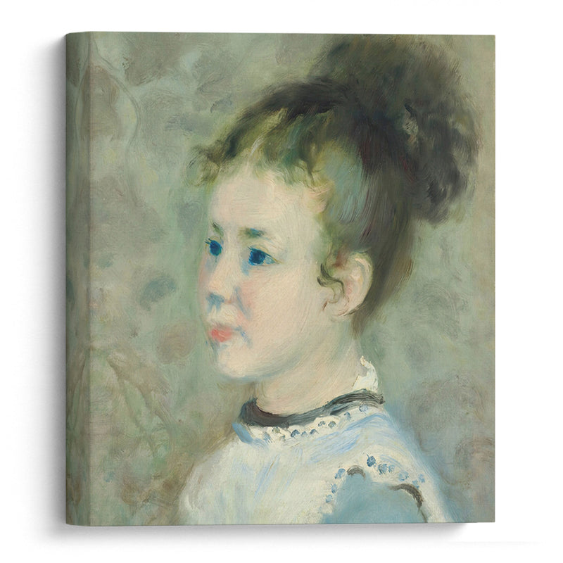 Portrait De Jeanne Sisley - Pierre-Auguste Renoir - Canvas Print