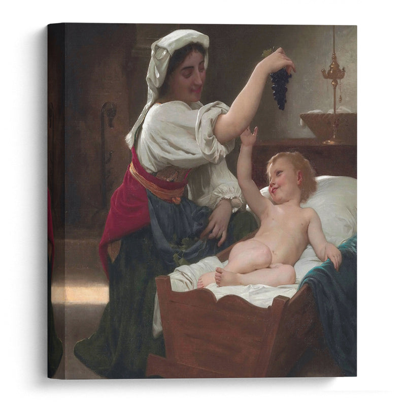 The Bunch Of Grape (1868) - William Bouguereau - Canvas Print