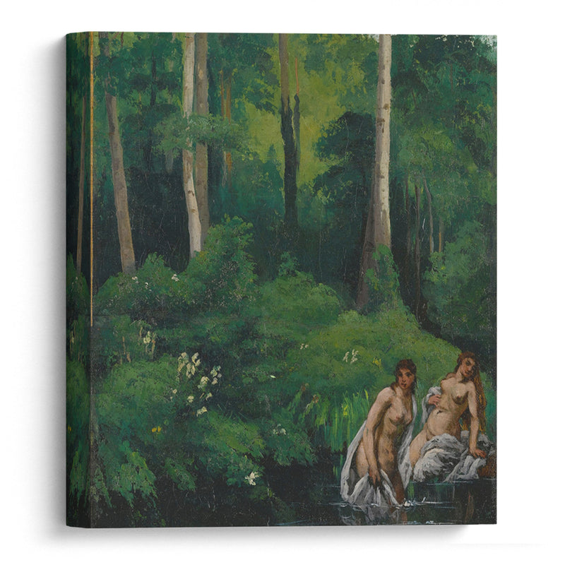 Baigneuses dans la forêt - Gustave Courbet - Canvas Print