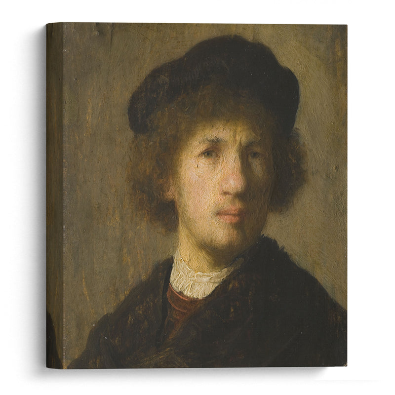 Self-portrait (1630) - Rembrandt van Rijn - Canvas Print