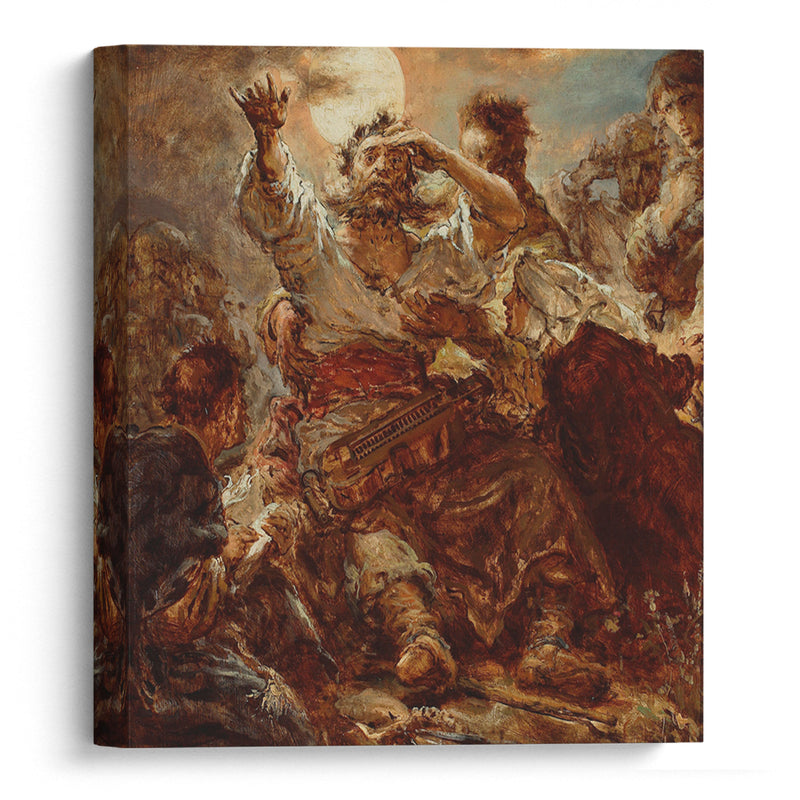 Sketch for the painting “Wernyhora” (1875) - Jan Matejko - Canvas Print