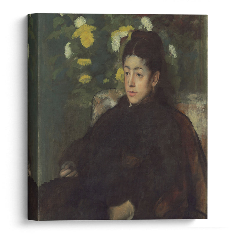 Mademoiselle Malo (c. 1877) - Edgar Degas - Canvas Print