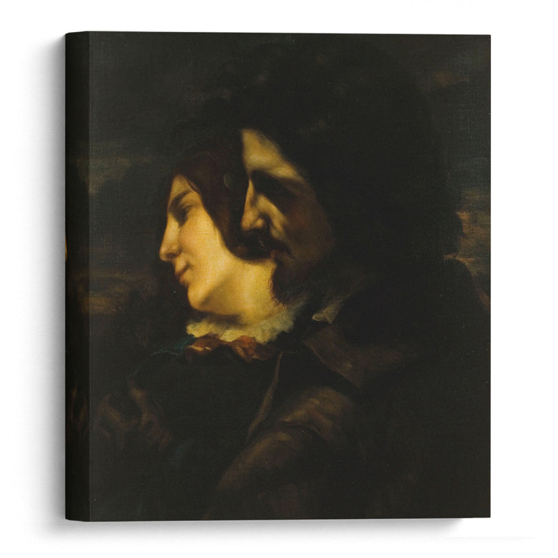 Les amants dans la campagne (1844) - Gustave Courbet - Canvas Print