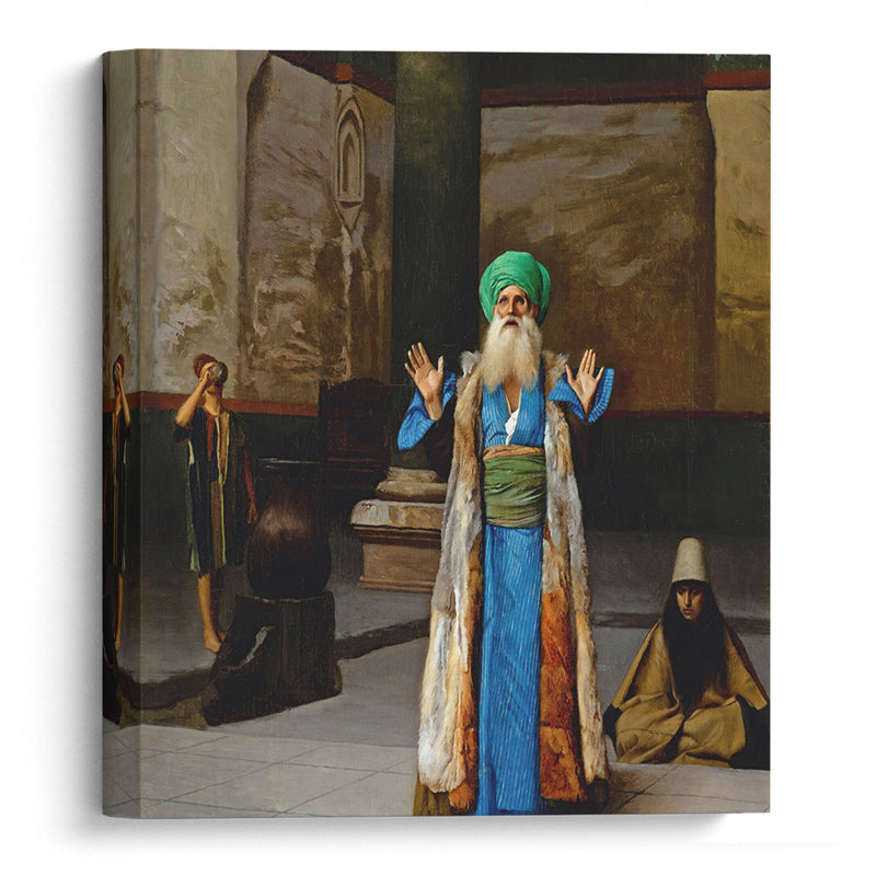 A Sultan At Prayer - Jean-Léon Gérôme - Canvas Print