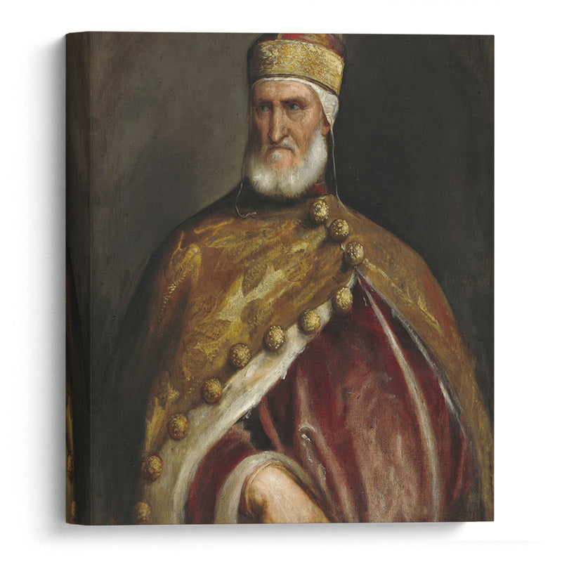 Doge Andrea Gritti (c. 1546-1550) - Titian - Canvas Print