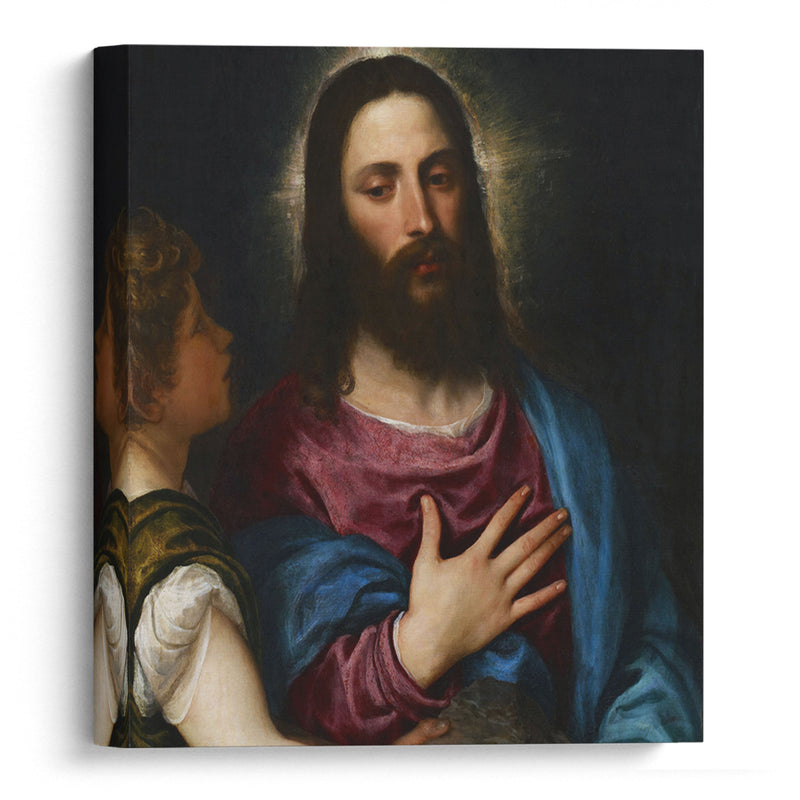 The Temptation of Christ (c. 1516-25) - Titian - Canvas Print