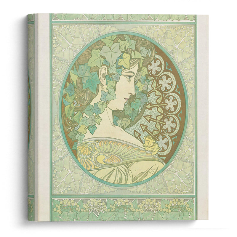 Ivy (1901) - Alphonse Mucha - Canvas Print