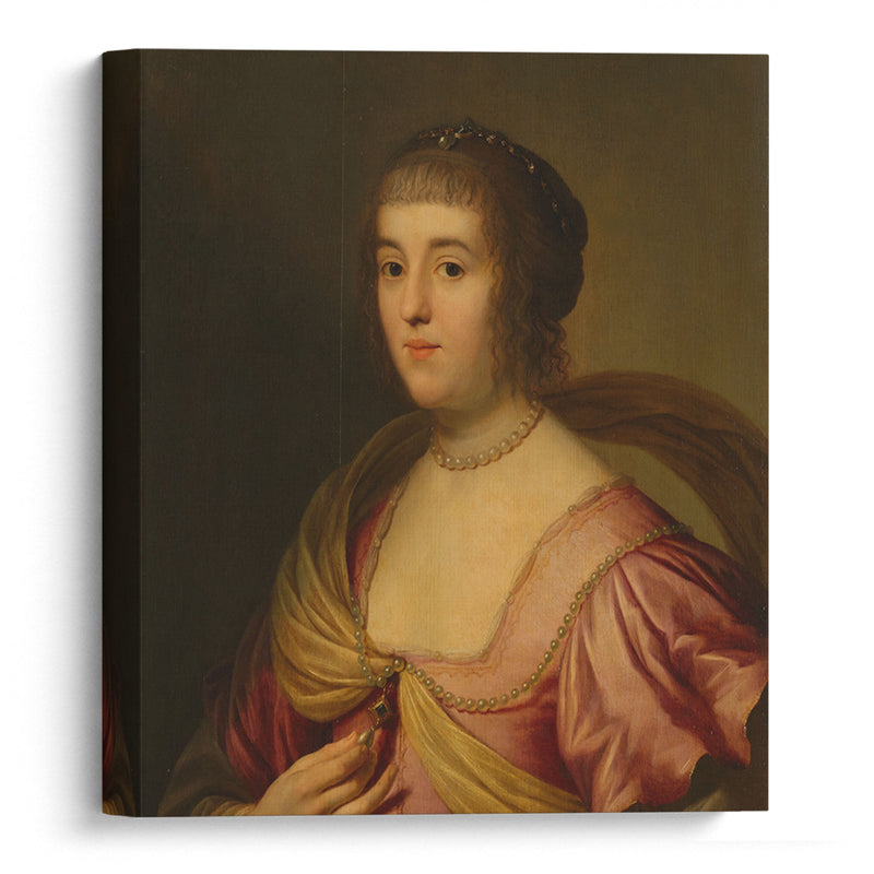 Portrait of Amalia van Solms (1633) - Gerard van Honthorst - Canvas Print