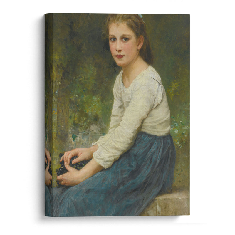 Jeune Fille Aux Raisins (1904) - William Bouguereau - Canvas Print