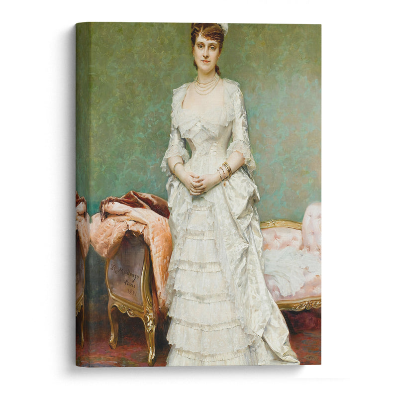 Before the ball (1881) - Raimundo de Madrazo y Garreta - Canvas Print