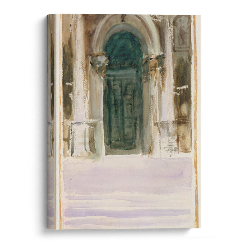 Green Door, Santa Maria della Salute (circa 1904) - John Singer Sargent - Canvas Print