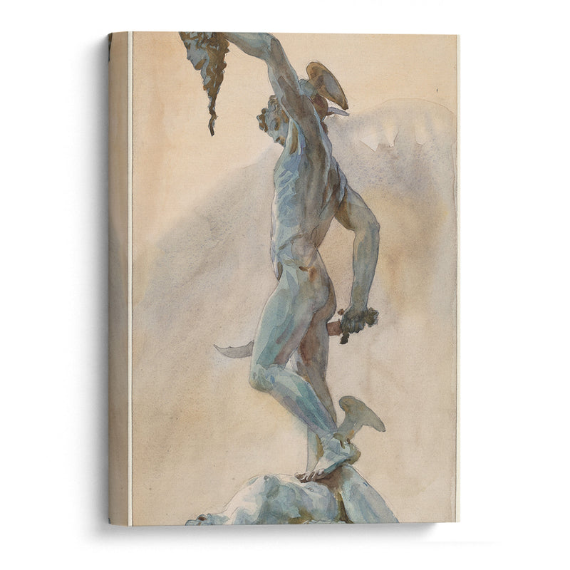 Sketch of Cellini’s ‘Perseus’ - John Singer Sargent - Canvas Print