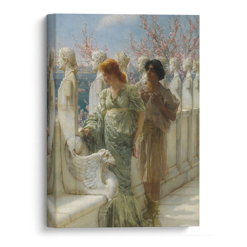 Past And Present Generations - Lawrence Alma-Tadema - Canvas Print