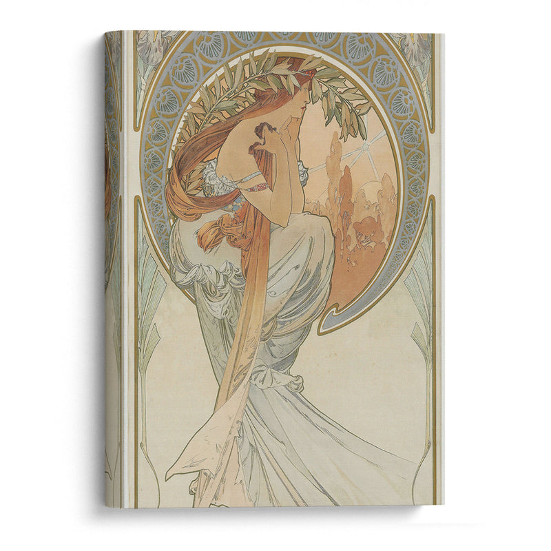 The Arts 4 (1898) - Alphonse Mucha - Canvas Print