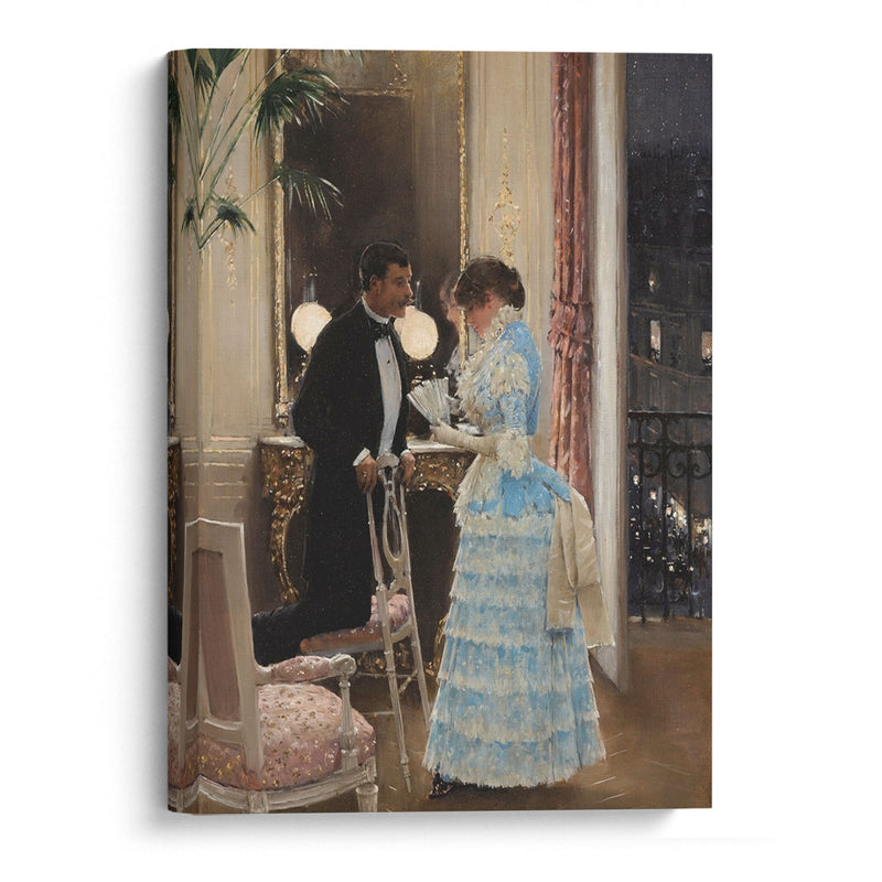 La Conversation - Jean Béraud - Canvas Print
