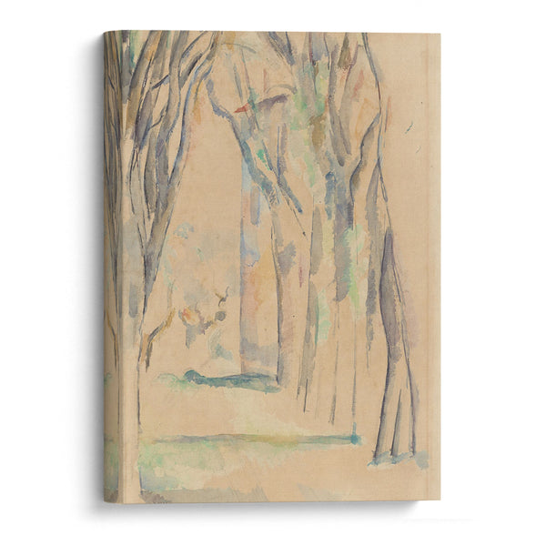 L´Allée des marronniers au Jas de Bouffan (Circa 1890-1895) - Paul Cézanne - Canvas Print