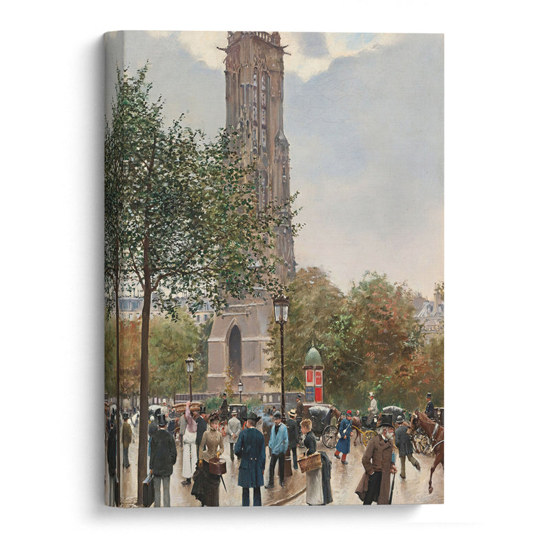 La Tour Saint Jacques - Jean Béraud - Canvas Print
