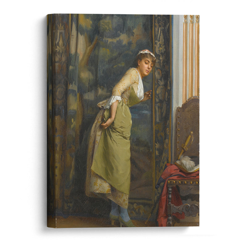 Eavesdropping (1880) - Theodoros Ralli - Canvas Print