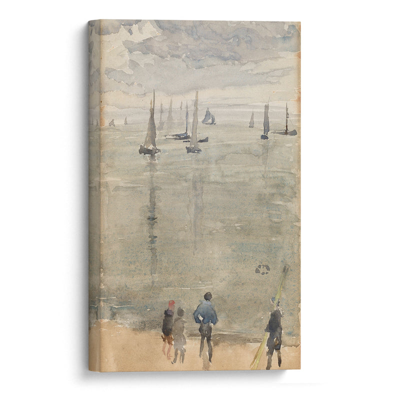 Violet…The Return of the Fishing Boats (c. 1885) - James Abbott McNeill Whistler - Canvas Print