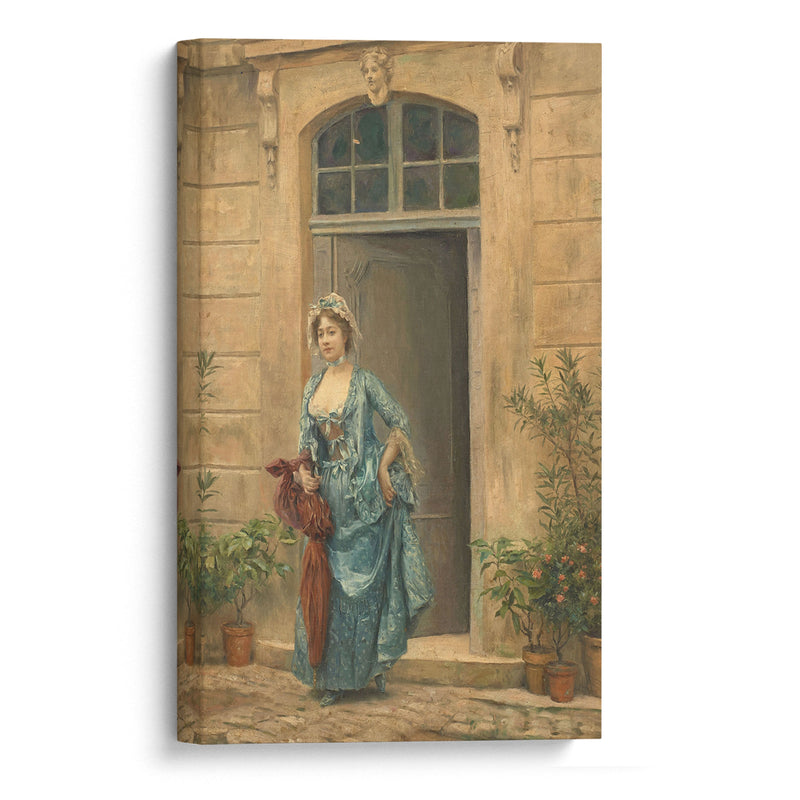 Morning promenade - Julius Leblanc Stewart - Canvas Print
