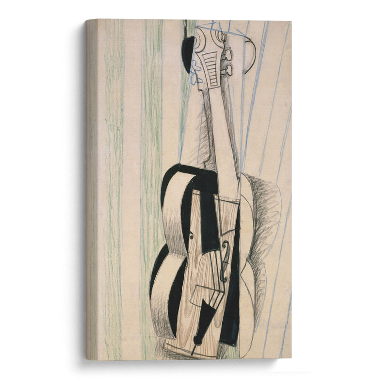 Violin Hanging on a Wall (1913) - Juan Gris - Canvas Print