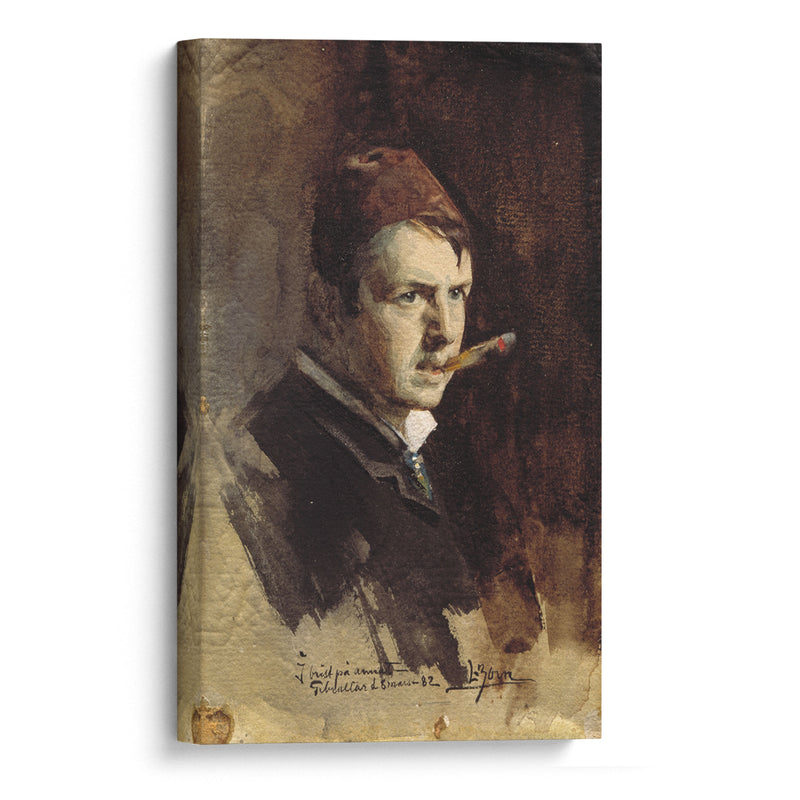 Self-portrait (1882) - Anders Zorn - Canvas Print