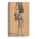 Caricature of Auguste Vacquerie (c. 1859) - Claude Monet - Canvas Print