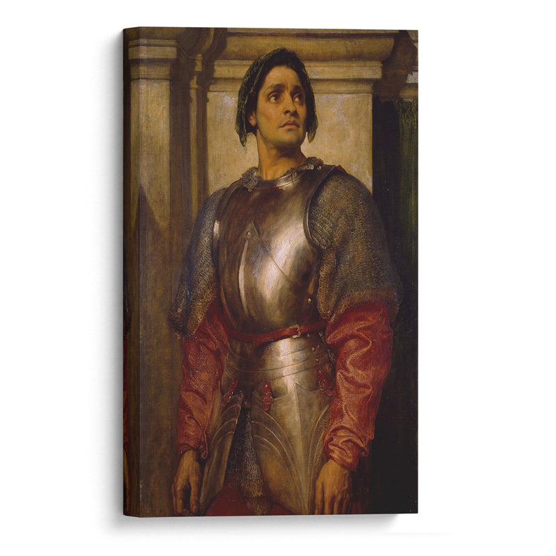 A Condottiere (1871-72) - Frederic Leighton - Canvas Print