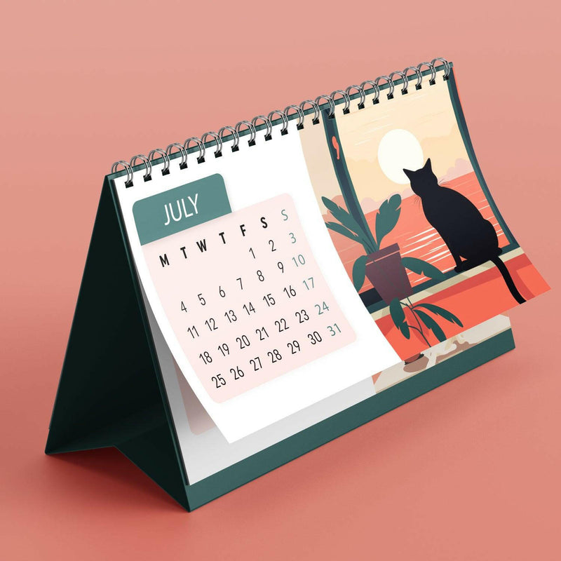 High Quality Desktop Wire Calendars - UAIO LMT