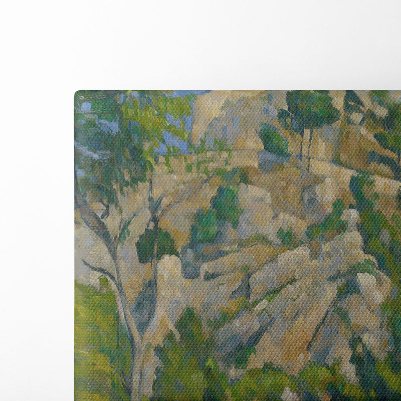 Bottom of the Ravine (circa 1879) - Paul Cézanne - Canvas Print