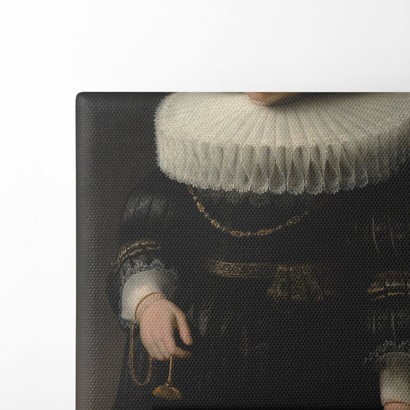 Portrait of a Woman (1632) - Rembrandt van Rijn - Canvas Print