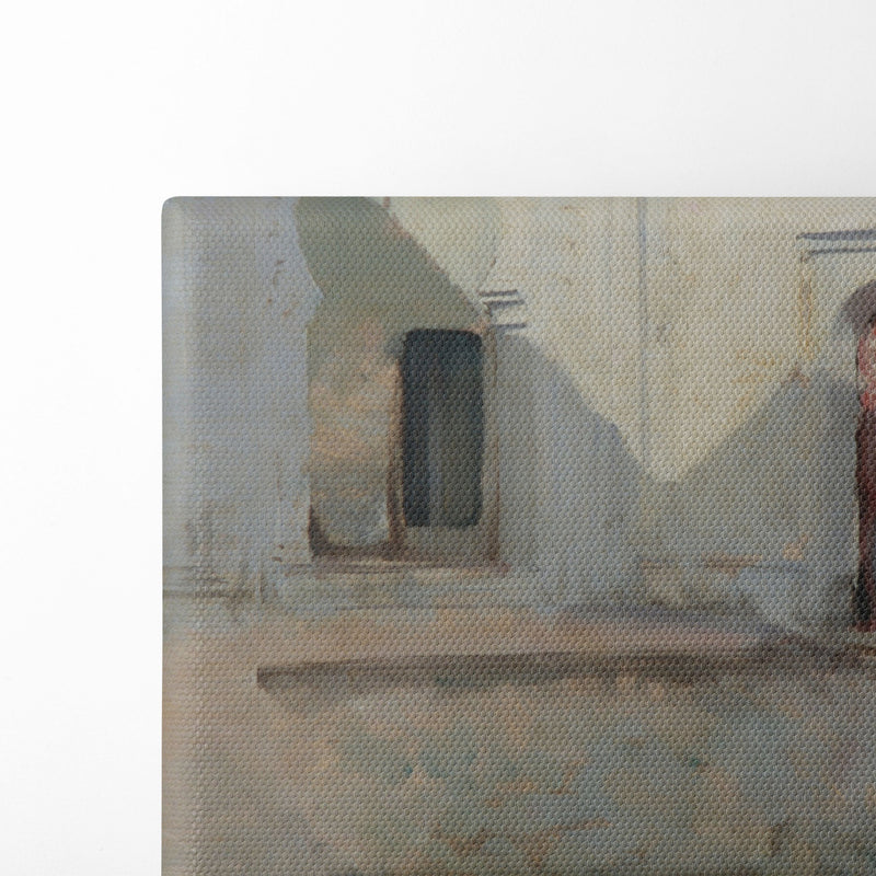 Courtyard, Tetuan, Morocco (between 1879 and 1880) - John Singer Sargent - Canvas Print
