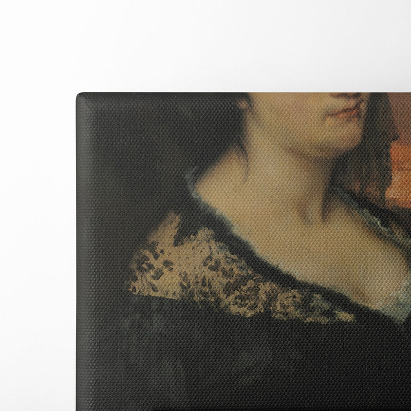 Mme L… (Laure Borreau) (1863) - Gustave Courbet - Canvas Print