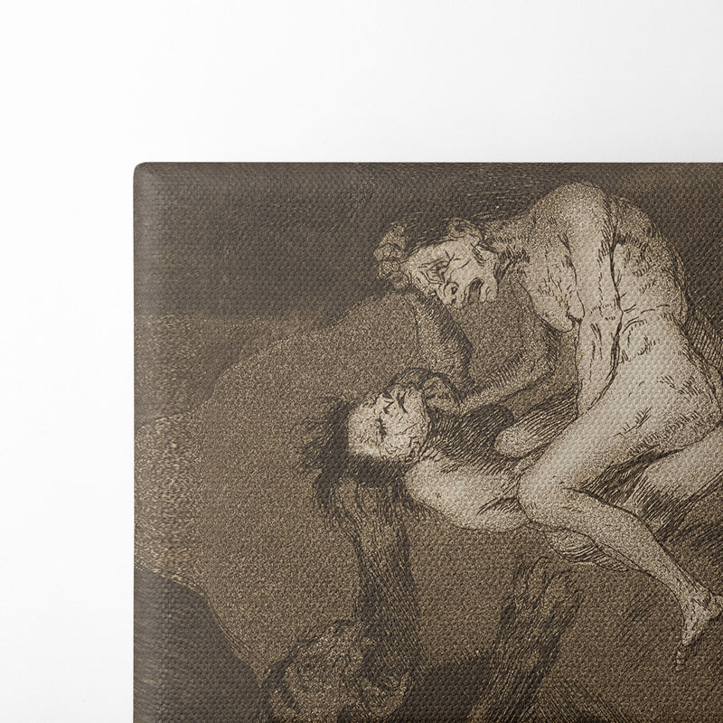 Quien lo creyera! (Who would have thought it!) (1796-1797) - Francisco de Goya - Canvas Print