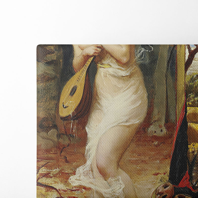 La Cigale (1881) - Frederick Arthur Bridgman - Canvas Print