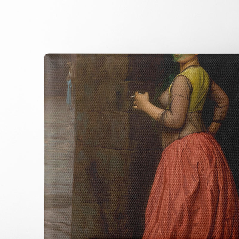 Jeune Fille du Caire - Jean-Léon Gérôme - Canvas Print
