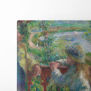 Near the Lake (1879) - Pierre-Auguste Renoir - Canvas Print
