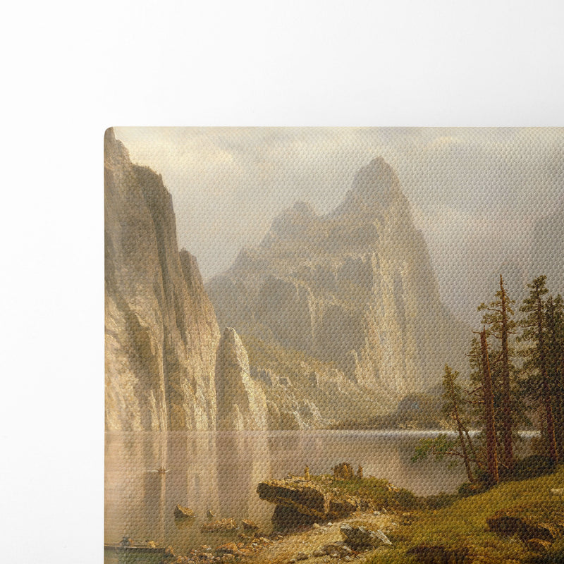 Merced River, Yosemite Valley (1866) - Albert Bierstadt - Canvas Print